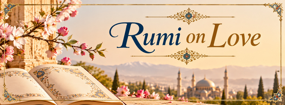 Rumi on Love – Persian poetry book and spiritual landscape